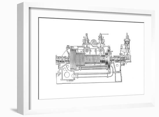 Westinghouse-Parsons Steam Turbine-Mark Sykes-Framed Giclee Print