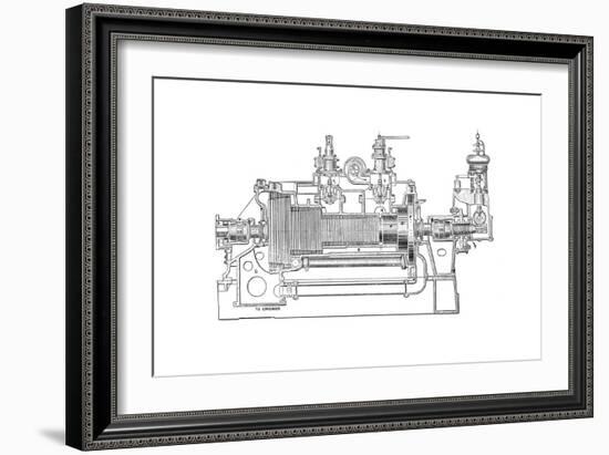 Westinghouse-Parsons Steam Turbine-Mark Sykes-Framed Giclee Print