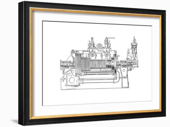 Westinghouse-Parsons Steam Turbine-Mark Sykes-Framed Giclee Print