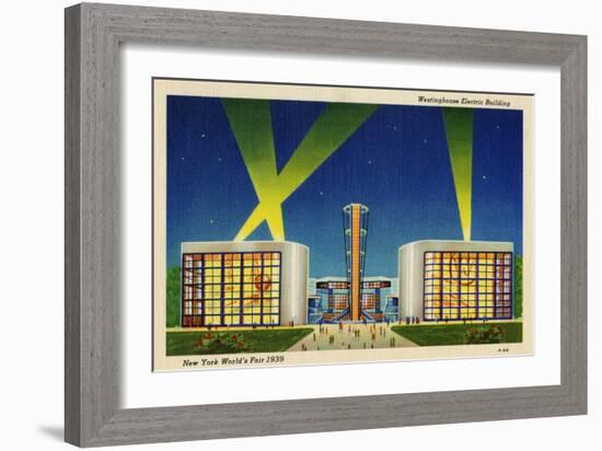 Westinghouse Westinghouse Electric Building. New York World's Fair 1939.-null-Framed Art Print