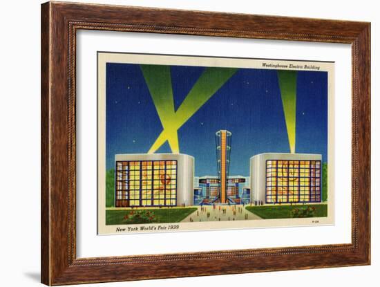 Westinghouse Westinghouse Electric Building. New York World's Fair 1939.-null-Framed Art Print