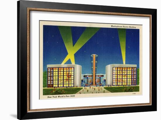 Westinghouse Westinghouse Electric Building. New York World's Fair 1939.-null-Framed Art Print