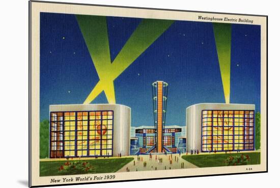 Westinghouse Westinghouse Electric Building. New York World's Fair 1939.-null-Mounted Art Print