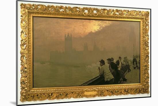 Westminster, 1878-Giuseppe De Nittis-Mounted Giclee Print