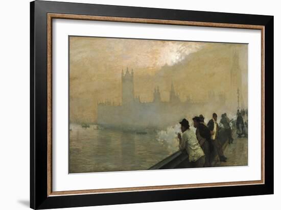 Westminster, 1878-Giuseppe De Nittis-Framed Giclee Print