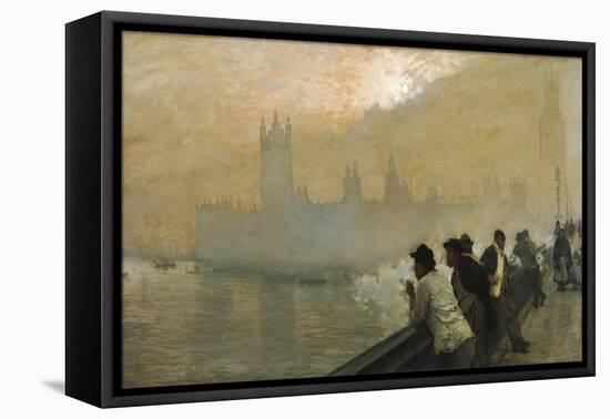 Westminster, 1878-Giuseppe De Nittis-Framed Premier Image Canvas