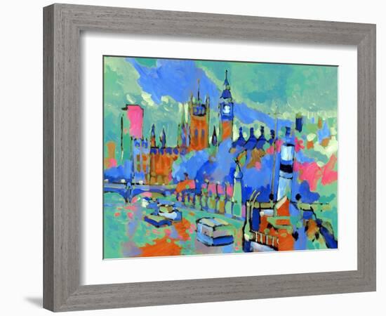 Westminster, 2007-Clive Metcalfe-Framed Giclee Print