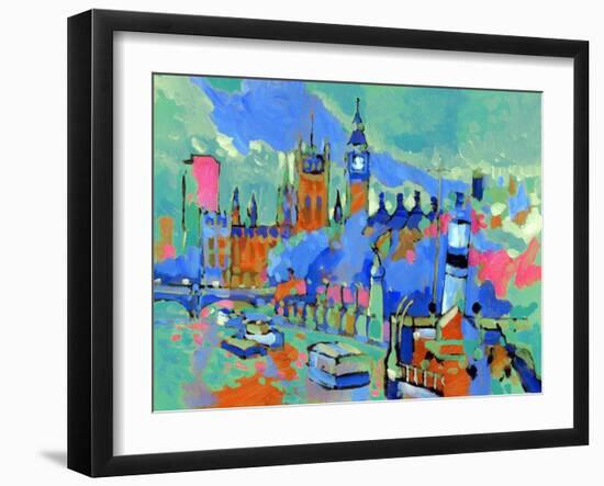 Westminster, 2007-Clive Metcalfe-Framed Giclee Print