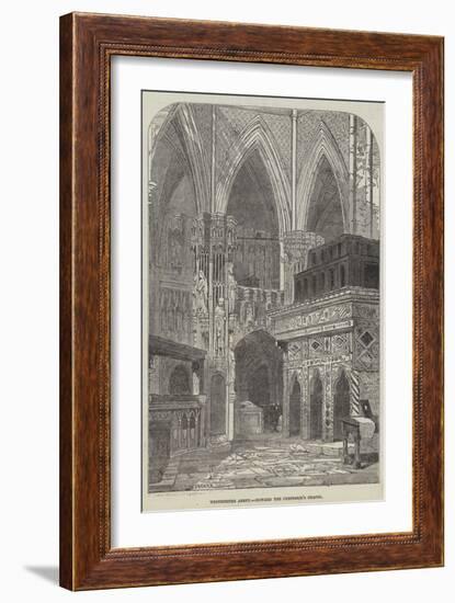 Westminster Abbey, Edward the Confessor's Chapel-John Wykeham Archer-Framed Giclee Print