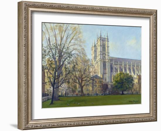 Westminster Abbey from Dean's Yard-Julian Barrow-Framed Giclee Print