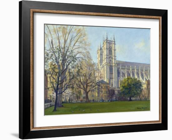 Westminster Abbey from Dean's Yard-Julian Barrow-Framed Giclee Print