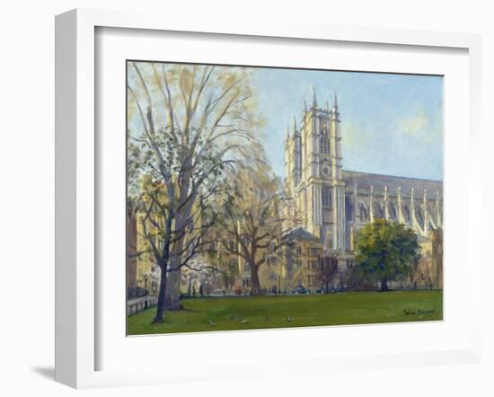 Westminster Abbey from Dean's Yard-Julian Barrow-Framed Giclee Print