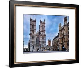 Westminster Abbey (Left) and Broad Sanctuary Building (Right), Westminster, London-Felipe Rodriguez-Framed Photographic Print