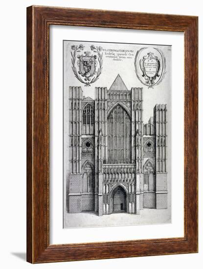 Westminster Abbey, London, C1650-Wenceslaus Hollar-Framed Giclee Print