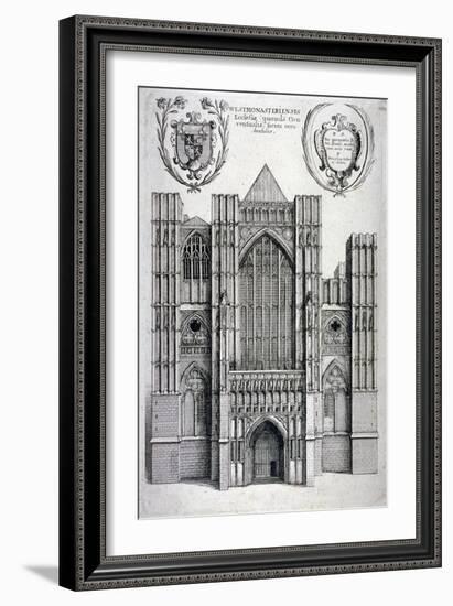 Westminster Abbey, London, C1650-Wenceslaus Hollar-Framed Giclee Print