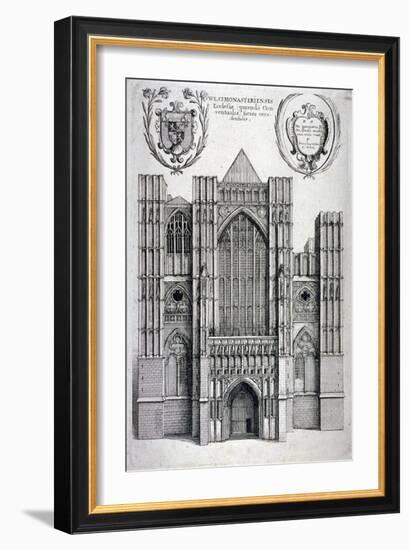 Westminster Abbey, London, C1650-Wenceslaus Hollar-Framed Giclee Print