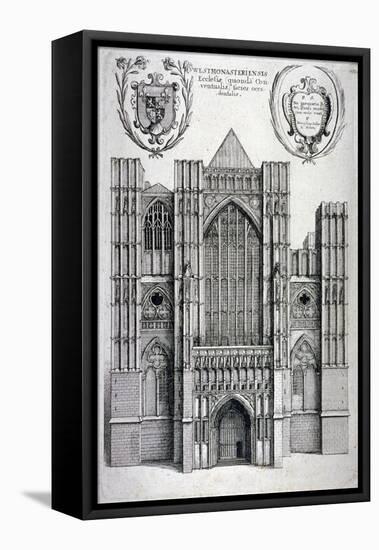 Westminster Abbey, London, C1650-Wenceslaus Hollar-Framed Premier Image Canvas
