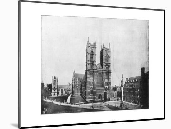 Westminster Abbey, London, Late 19th Century-John L Stoddard-Mounted Giclee Print