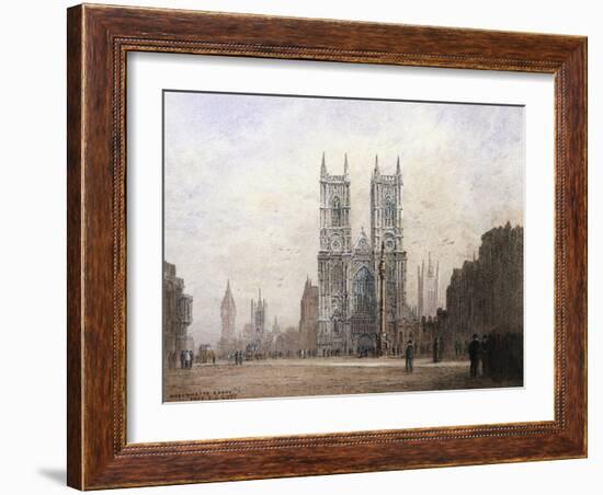 Westminster Abbey, London-Fred E.J. Goff-Framed Giclee Print
