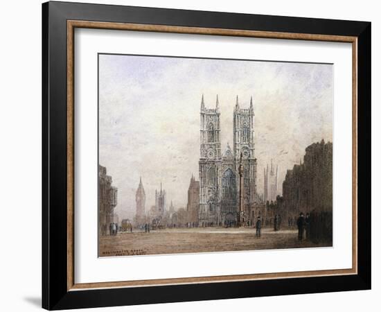 Westminster Abbey, London-Fred E.J. Goff-Framed Giclee Print