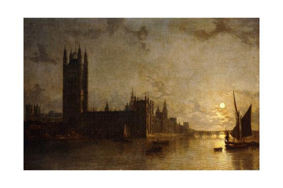 Westminster Abbey The Houses Of Parliament With The Construction Of Westminster Bridge 1859 Giclee Print Henry Pether Art Com Westminster Abbey The Houses Of Parliament With The Construction Of Westminster Bridge 1859 Giclee Print Henry Pether Art Com