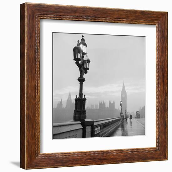 Westminster Bridge and Houses of Parliament, 1962-Henry Grant-Framed Giclee Print