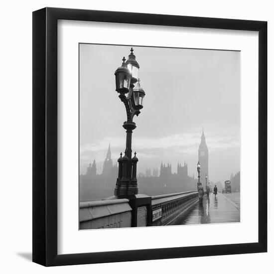 Westminster Bridge and Houses of Parliament, 1962-Henry Grant-Framed Giclee Print