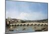 Westminster Bridge from the North-Canaletto-Mounted Art Print