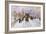 Westminster Bridge under Snow-John Sutton-Framed Giclee Print