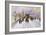 Westminster Bridge under Snow-John Sutton-Framed Giclee Print