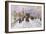 Westminster Bridge under Snow-John Sutton-Framed Giclee Print