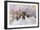 Westminster Bridge under Snow-John Sutton-Framed Giclee Print