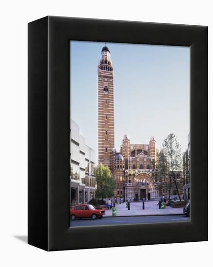 Westminster Cathedral, Westminster, London, England, United Kingdom-Adam Woolfitt-Framed Premier Image Canvas