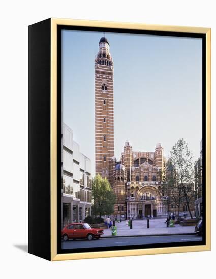 Westminster Cathedral, Westminster, London, England, United Kingdom-Adam Woolfitt-Framed Premier Image Canvas