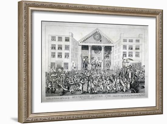 Westminster Election, 1780-null-Framed Giclee Print