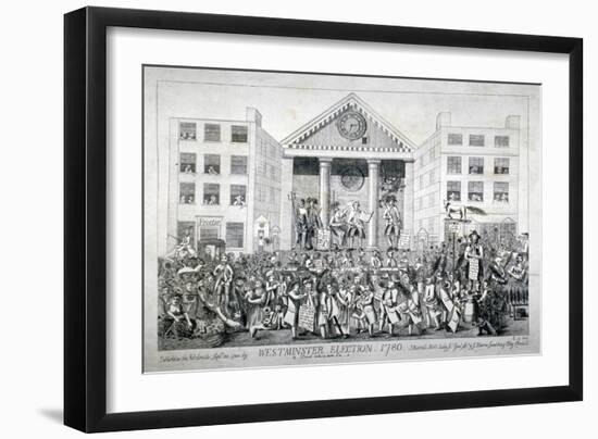 Westminster Election, 1780-null-Framed Giclee Print