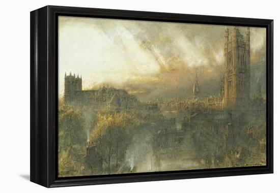 Westminster from a House Top-Albert Goodwin-Framed Premier Image Canvas