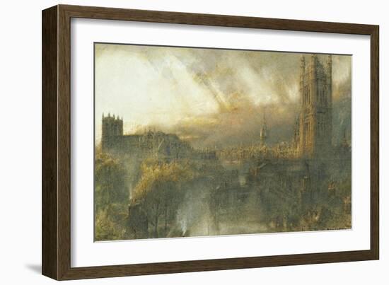 Westminster from a House Top-Albert Goodwin-Framed Giclee Print