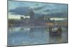 Westminster from Lambeth Bridge, 1912-Albert Goodwin-Mounted Giclee Print