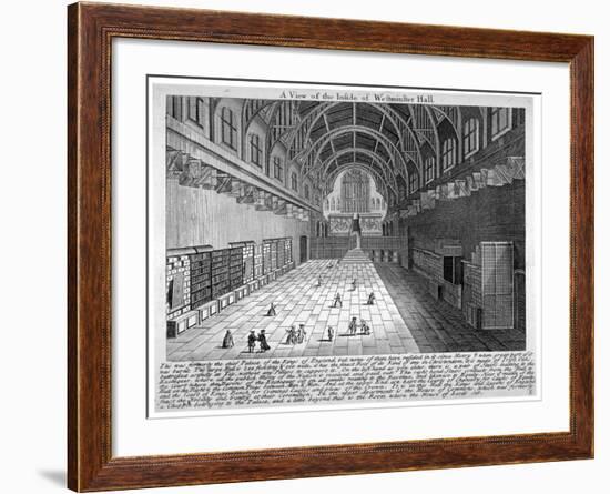 Westminster Hall, London, C1790-null-Framed Giclee Print