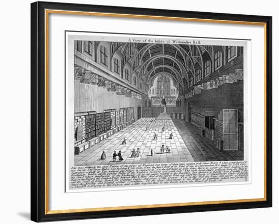 Westminster Hall, London, C1790-null-Framed Giclee Print