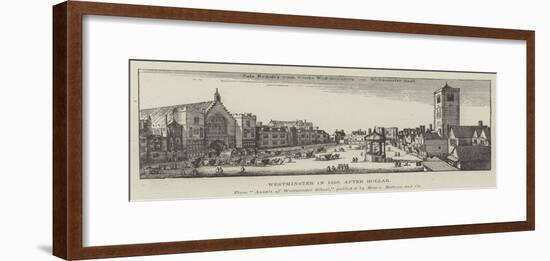 Westminster in 1650-Wenceslaus Hollar-Framed Giclee Print