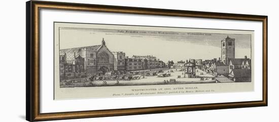 Westminster in 1650-Wenceslaus Hollar-Framed Giclee Print