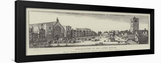 Westminster in 1650-Wenceslaus Hollar-Framed Giclee Print