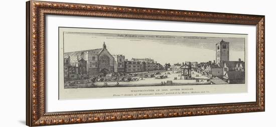 Westminster in 1650-Wenceslaus Hollar-Framed Giclee Print