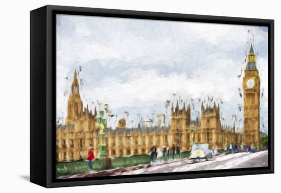 Westminster Palace - In the Style of Oil Painting-Philippe Hugonnard-Framed Premier Image Canvas