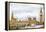 Westminster Palace - In the Style of Oil Painting-Philippe Hugonnard-Framed Premier Image Canvas