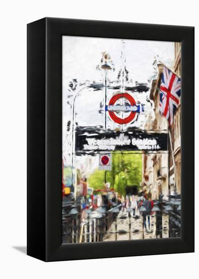 Westminster Station - In the Style of Oil Painting-Philippe Hugonnard-Framed Premier Image Canvas