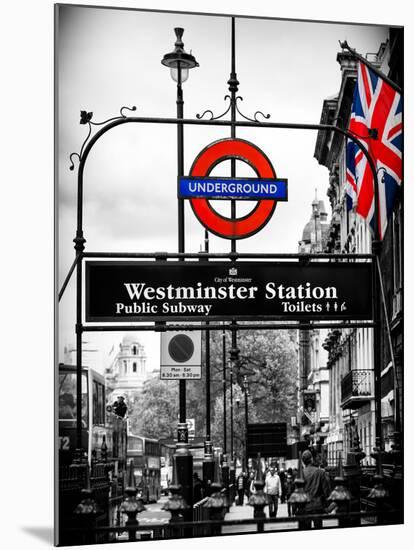 Westminster Station Underground - Subway Station - London - UK - England - United Kingdom - Europe-Philippe Hugonnard-Mounted Photographic Print