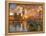 Westminster Sunset-Dominic Davison-Framed Stretched Canvas